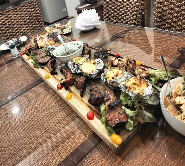 Barbecue meats and sides to share